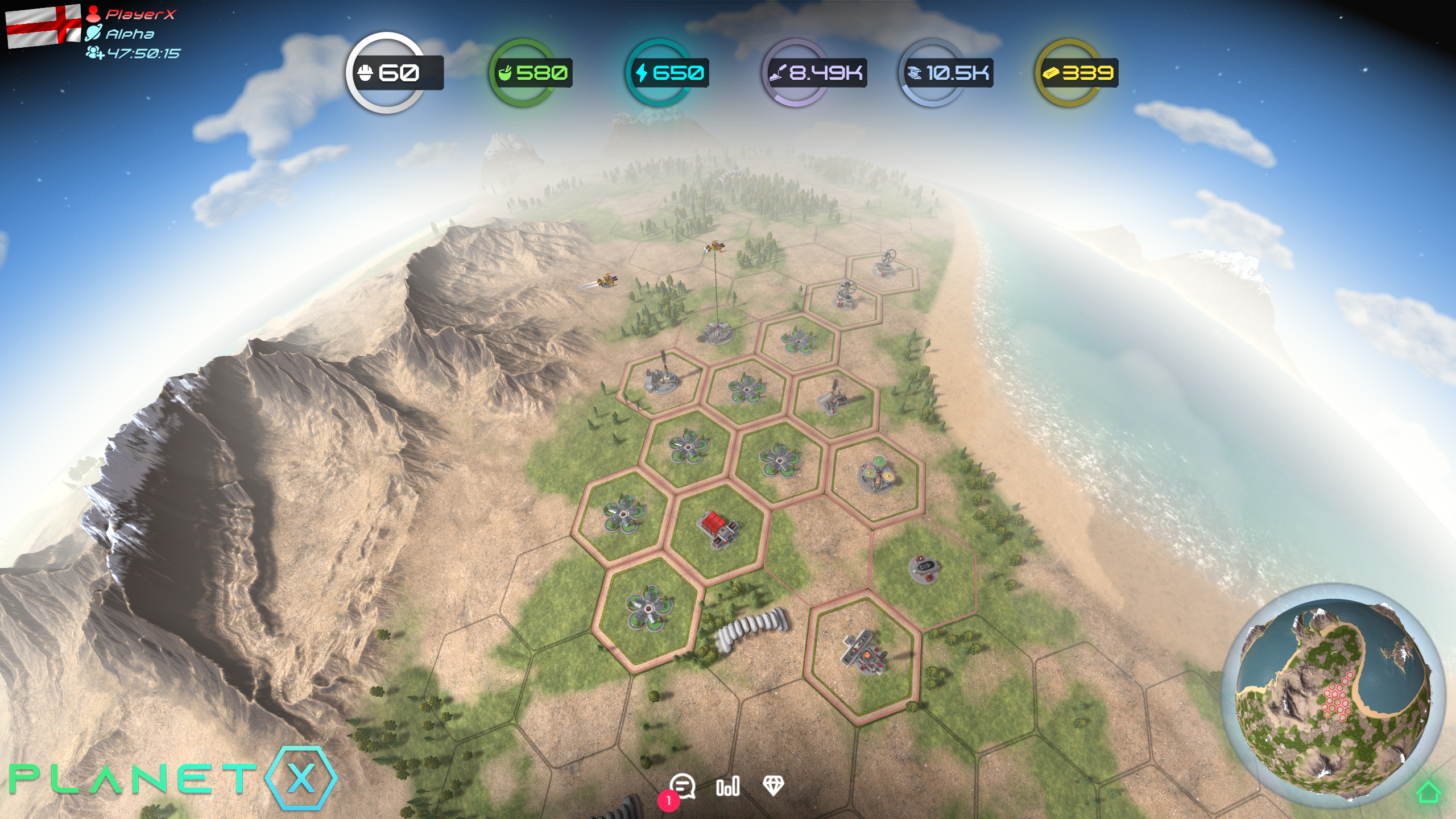 PlanetX gameplay